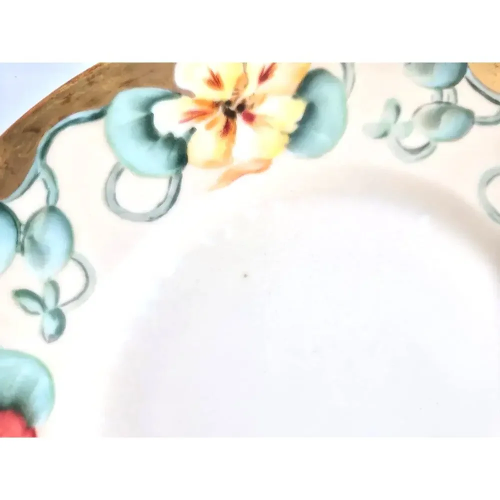 Antique Limoges France Dessert Salad Plates Set of 6 Hand Painted 1850 -1900